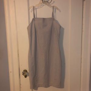 Loft Seersucker Dress